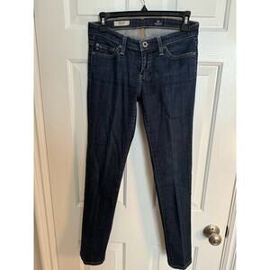 AG Adriano Goldschmied The Stilt Cigarette Leg Jeans Women's Size 25R Blue